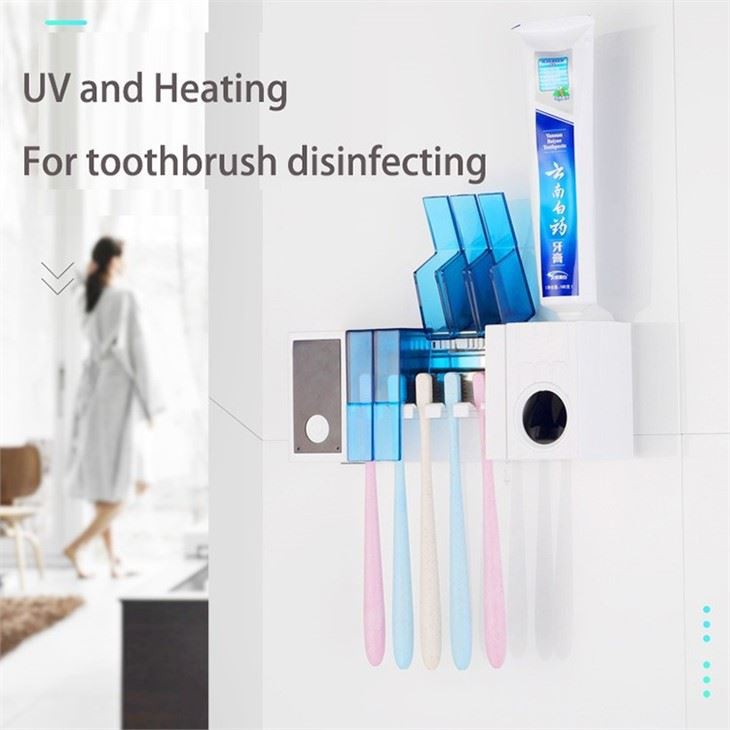 Tannbørste sanitizer holder med tørking